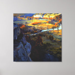 Onderdonk - Bluffs on the Guadalupe River Canvas Print