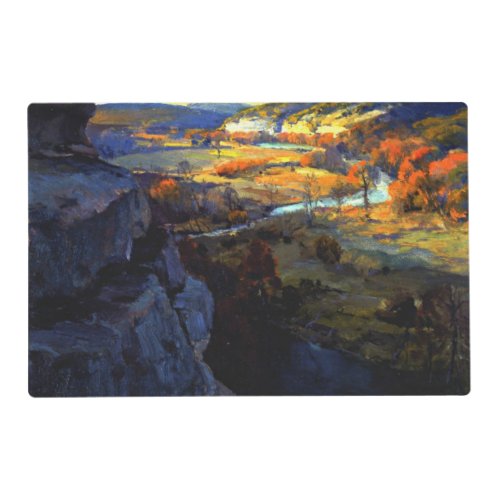 Onderdonk _ Bluffs on the Guadalupe River Placemat