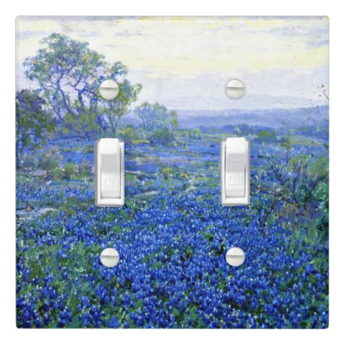 Onderdonk _ Cloudy Day Bluebonnets San Antonio Light Switch Cover