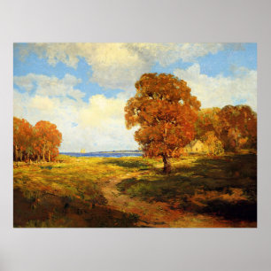 Onderdonk - Glimpse of the Sea, Long Island Poster