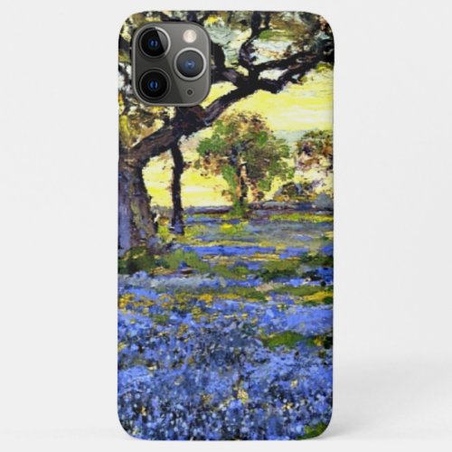 Onderdonk _ Old Live Oak Tree and Bluebonnets iPhone 11 Pro Max Case