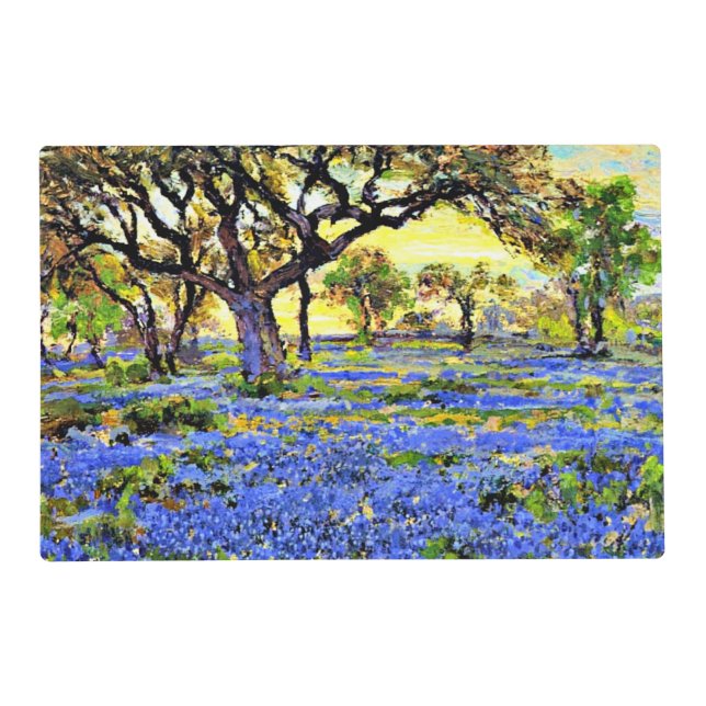 Onderdonk - Old Live Oak Tree, famous painting, Placemat (Front)