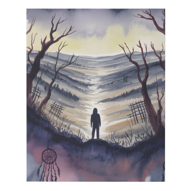 One 1 faux canvas print (Front)