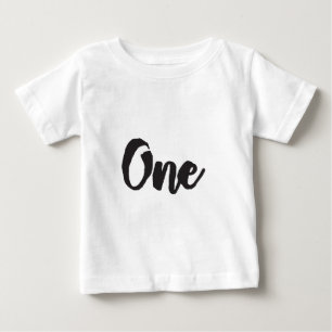 One 1st Birthday Art First Birthday My 1 year Old Baby T-Shirt