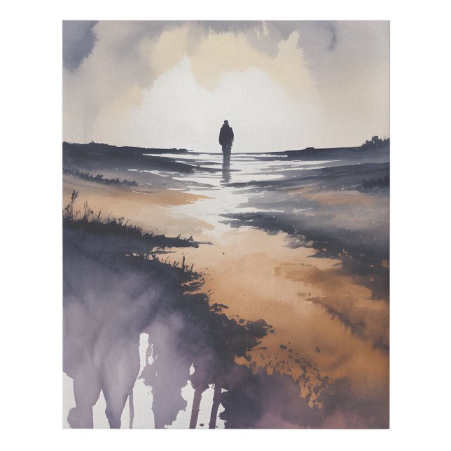 One 2 faux canvas print (Front)