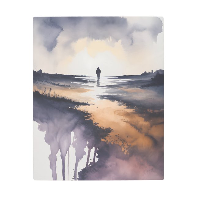 One 2 metal print (Front)