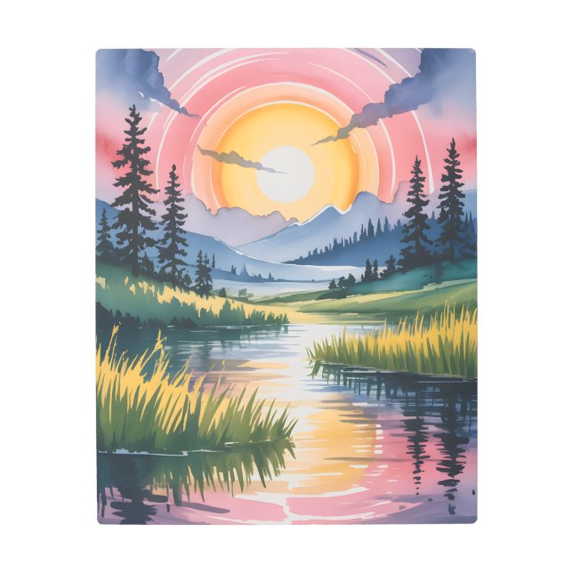 One 4 metal print (Front)