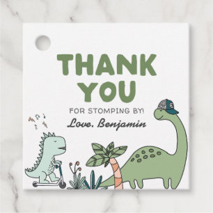 One-a-saurus Birthday Party Favor Tags