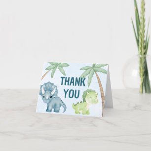 One-A-Saurus Thank You First Birthday Card