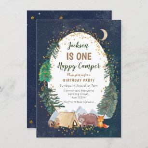 Download Happy Camper Invitations Zazzle