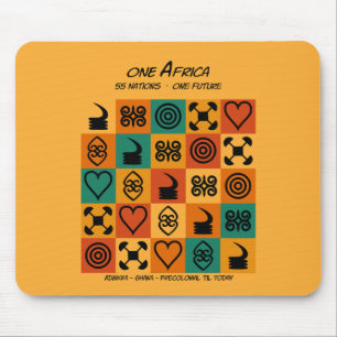 One Africa – Adinkra – Ghana - Mouse Pad