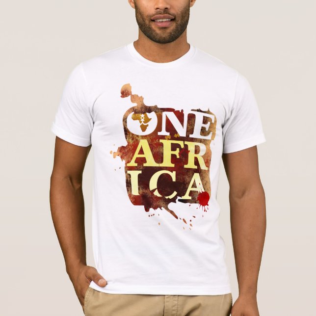 One Africa Grunge T-Shirt (Front)
