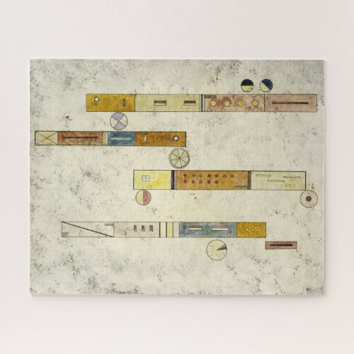 One After the Other by Wassily Kandinsky Jigsaw Puzzle