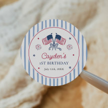 One All American Boy 4th of July 1st Birthday