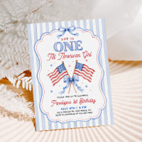 One All American Girl Patriotic 1st Birthday
