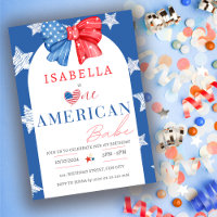 One American Babe 4th of July 1st Birthday