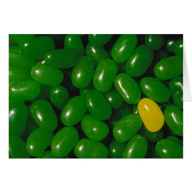 One Among Many Jellybeans Card (Front Horizontal)