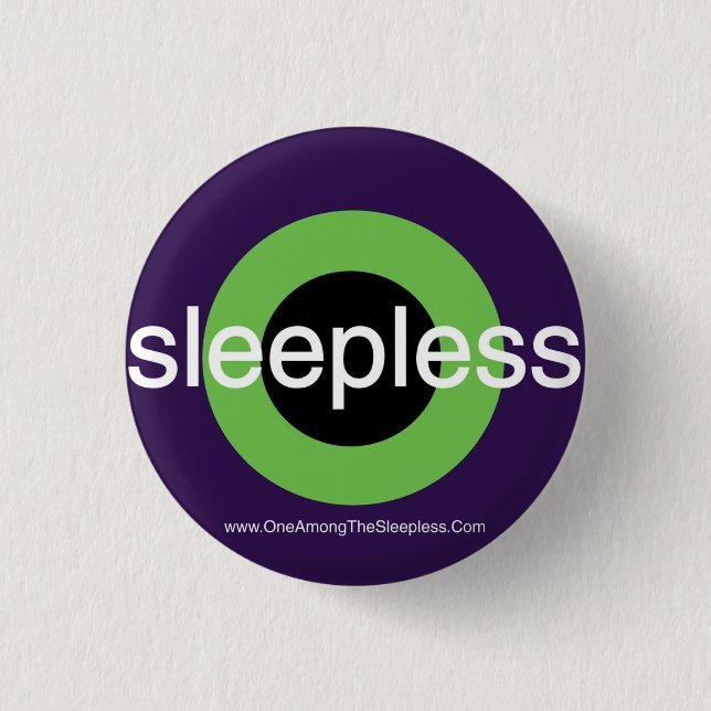 One Among the Sleepless Roundel Badge Pinback Button (Front)