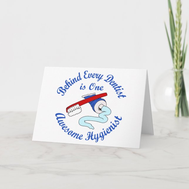 One Awesome Hygienist Card (Front)