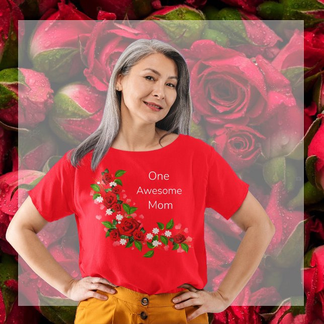 One Awesome Mom T-Shirt (Creator Uploaded)