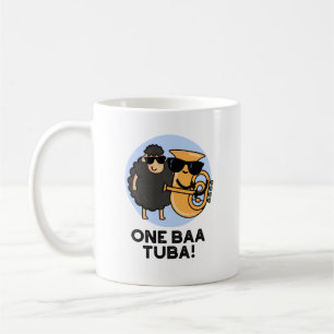 One Baa Tuba Funny Music Sheep Pun  Coffee Mug