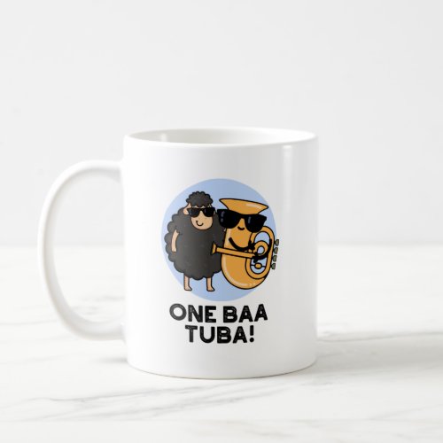 One Baa Tuba Funny Music Sheep Pun  Coffee Mug