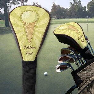 One Ball Ice Cream Cone Golf Head Cover