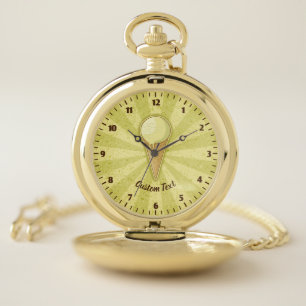 One Ball Ice Cream Cone Pocket Watch