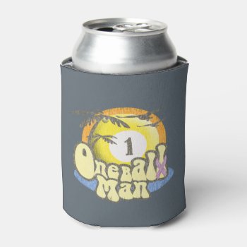 One Ball Man Can Cooler by BunnyBoiler at Zazzle