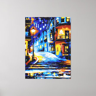 One beautiful night canvas print