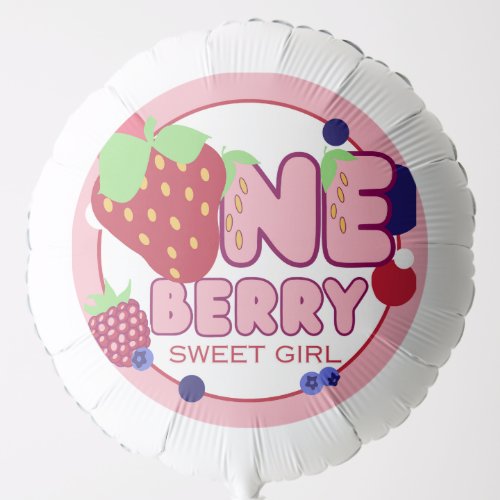 One Berry Sweet Girl Balloon