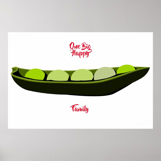 One Big Happy Family Poster (Front)