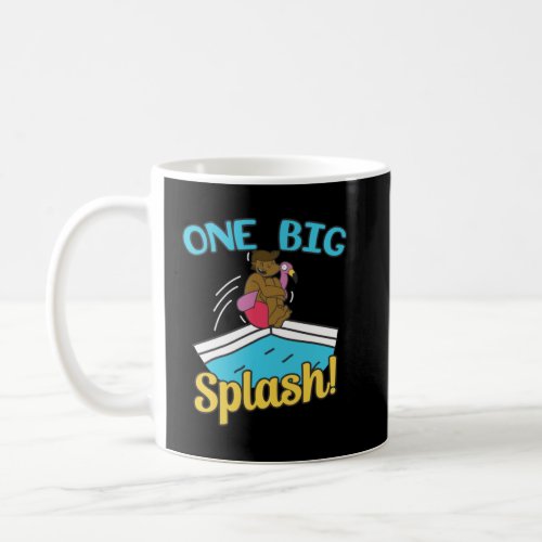 One Big Splash Pool Dive Swimming Sports Swimmer D Coffee Mug