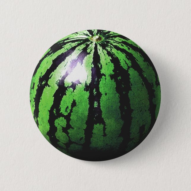 one big watermelon pinback button (Front)