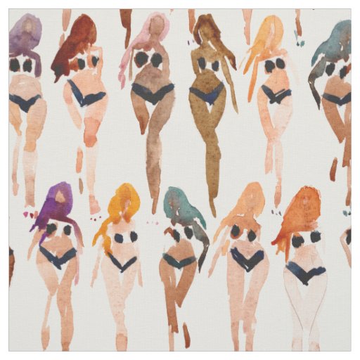 ONE BIKINI, ONE WORLD Summer Babes Fabric