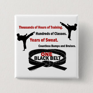 ONE Black Belt 1 KARATE T-SHIRTS & APPAREL Button