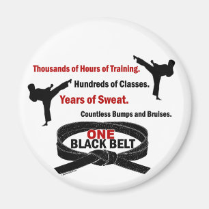 ONE Black Belt 1 KARATE T-SHIRTS & APPAREL Magnet