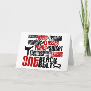 ONE Black Belt 2 KARATE T-SHIRTS & APPAREL Card