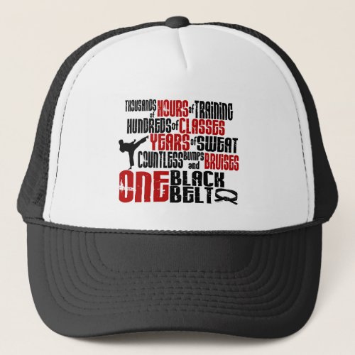 ONE Black Belt 2 KARATE T_SHIRTS  APPAREL Trucker Hat
