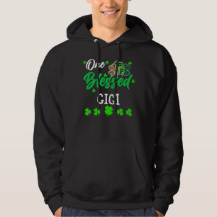 One Blessed Gigi C St  Patrick's Day Irish Hoodie