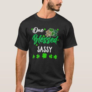 One Blessed Sassy C St Patrick's Day Irish T-Shirt