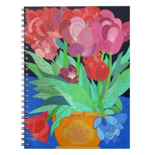 One Blue Tulip Notebook