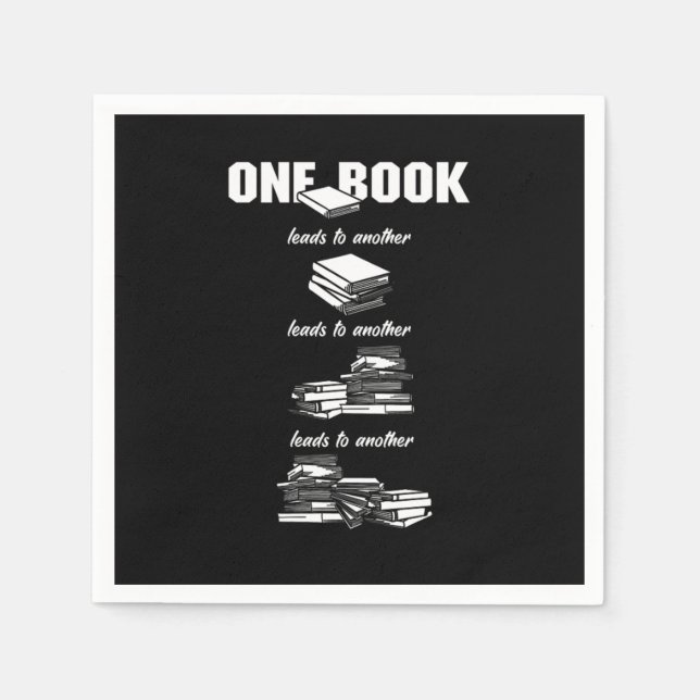One Book I Love Books Napkins (Front)