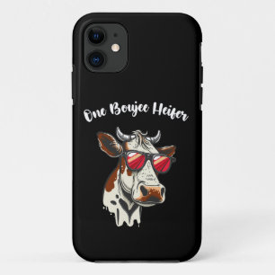 One Boujee Heifer Funny Cow Vintage Retro iPhone 11 Case