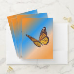 One Butterfly Pocket Folder at Zazzle