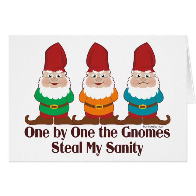 One By One The Gnomes Cards (Front Horizontal)