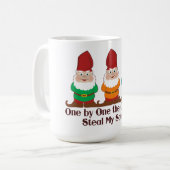One By One The Gnomes Coffee Mug (Front Left)