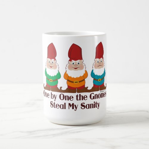 One By One The Gnomes Coffee Mug
