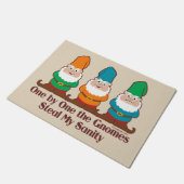 One By One The Gnomes Doormat (Angled)