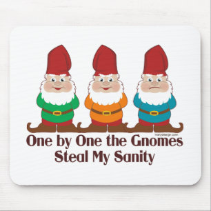 One By One The Gnomes Mouse Pad